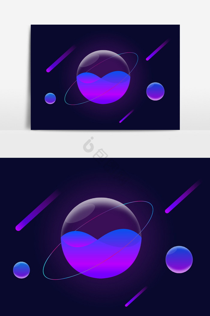 光透感紫水晶星球图片