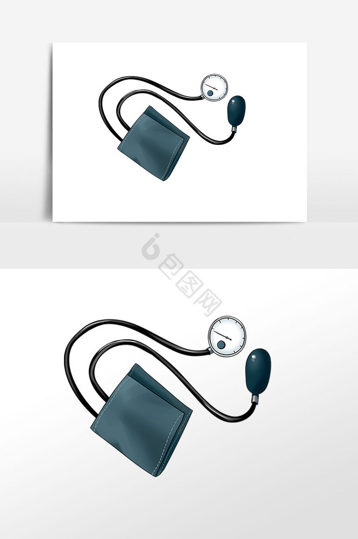 医疗诊疗血压仪插画图片