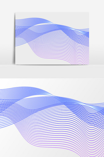 波浪线性科技纹理图片下载