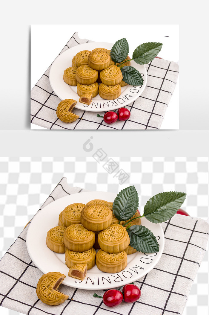 美味中秋月饼图片