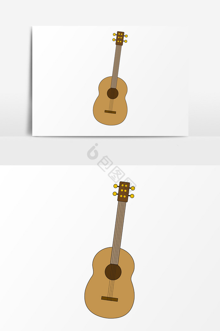 木吉他图片