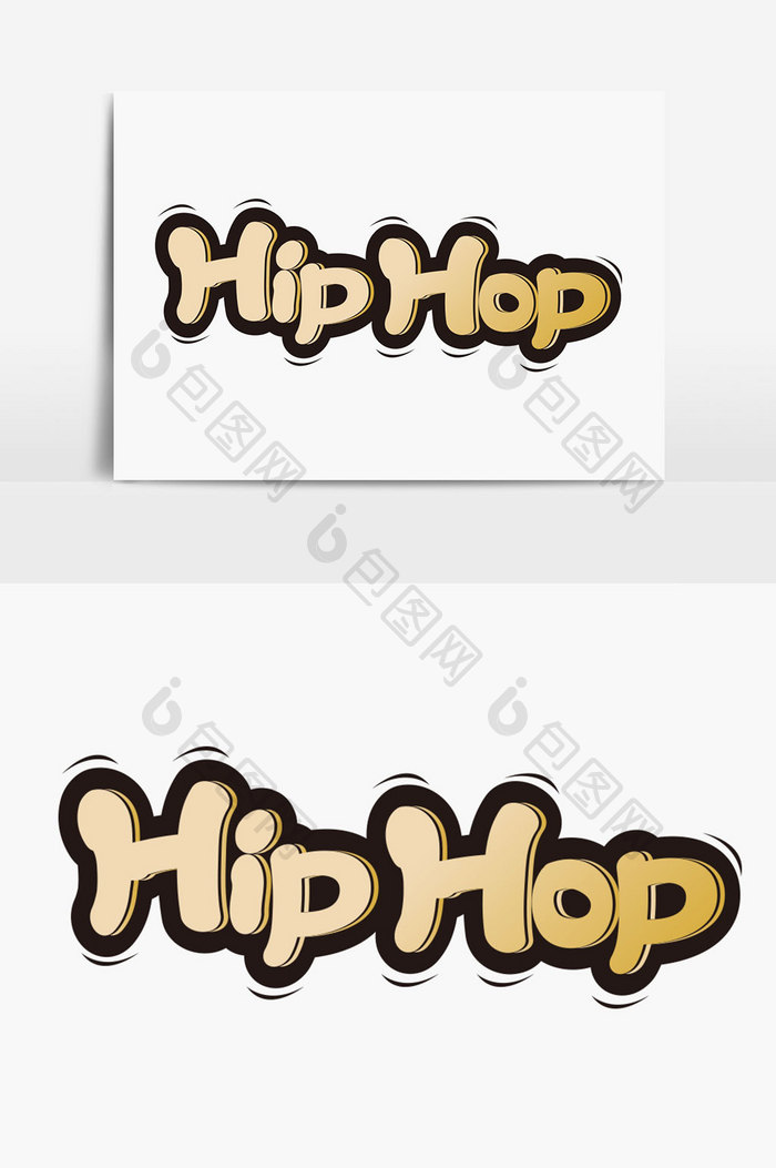 HIP HOP字体设计