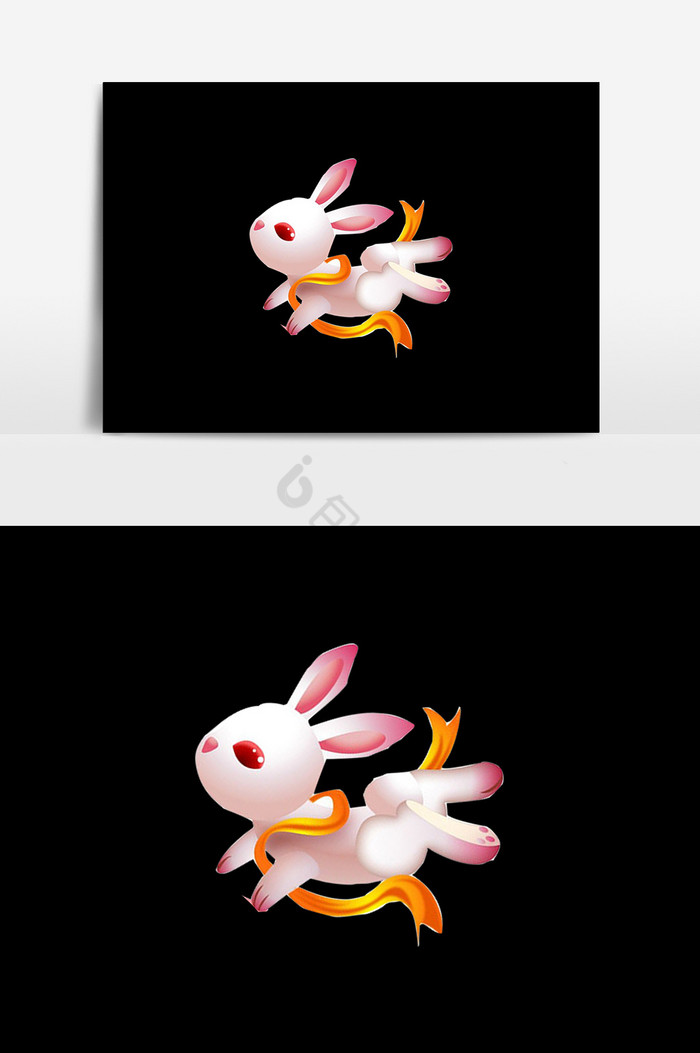 中秋节小兔动物图片