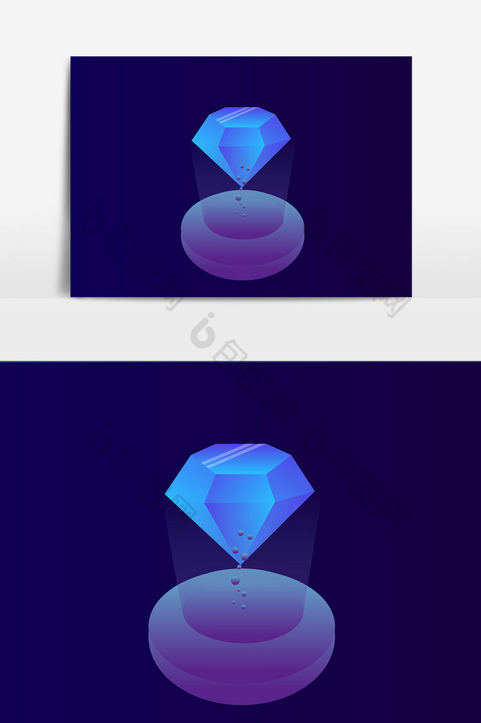钻石光感元素设计