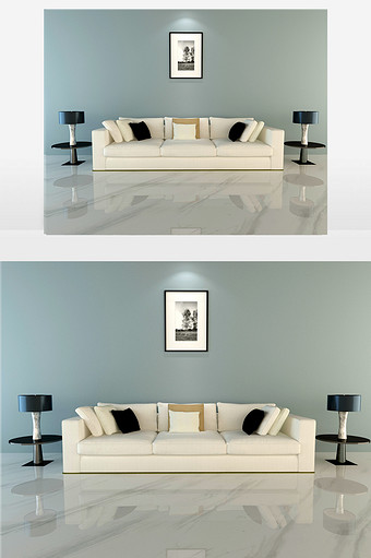 现代简约的风格沙发组合图片