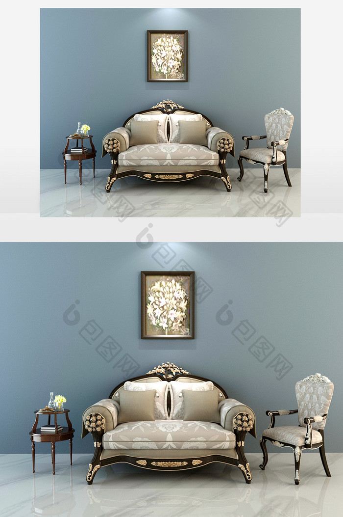 新古典风格的沙发组合
