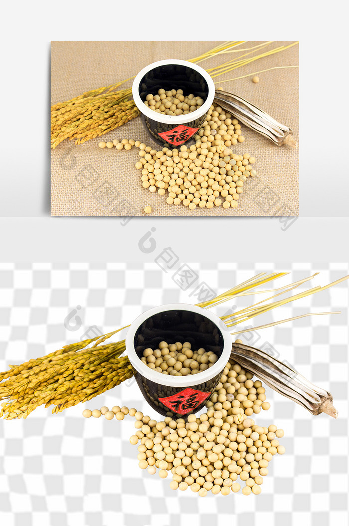 豆浆制品黄豆元素