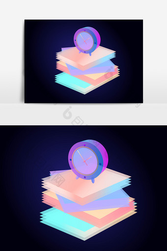光感透气彩色纸张矢量元素设计图片