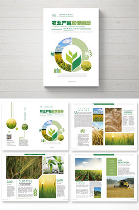 高端大气农业产品宣传画册