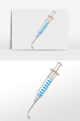 医疗医用针管插画