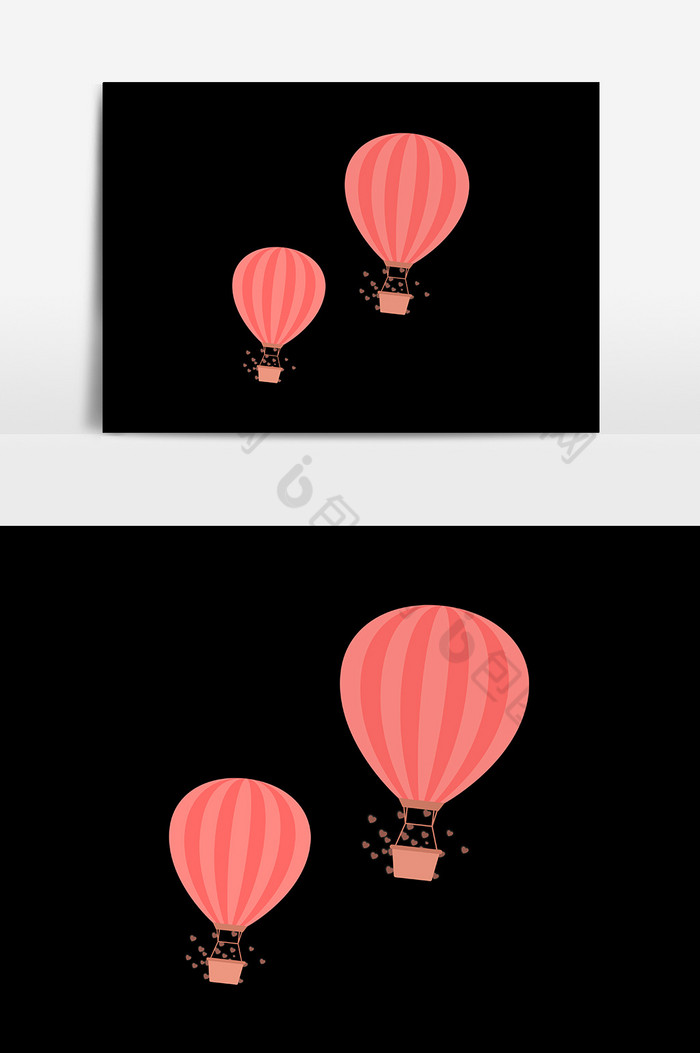 热气球漂浮装饰图片图片