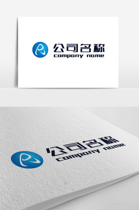 简洁大气字母科技商务logo标志