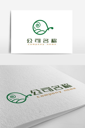 简洁高端农业广告传媒logo标志