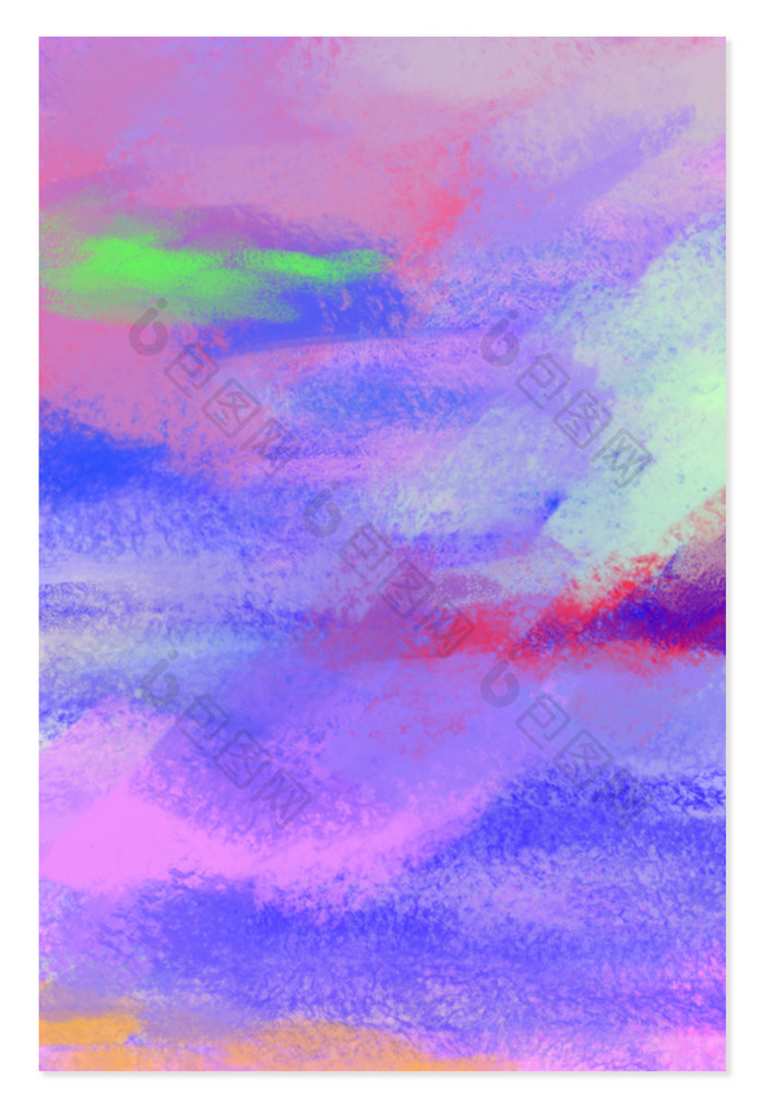 水彩彩色油画笔刷抽象背景