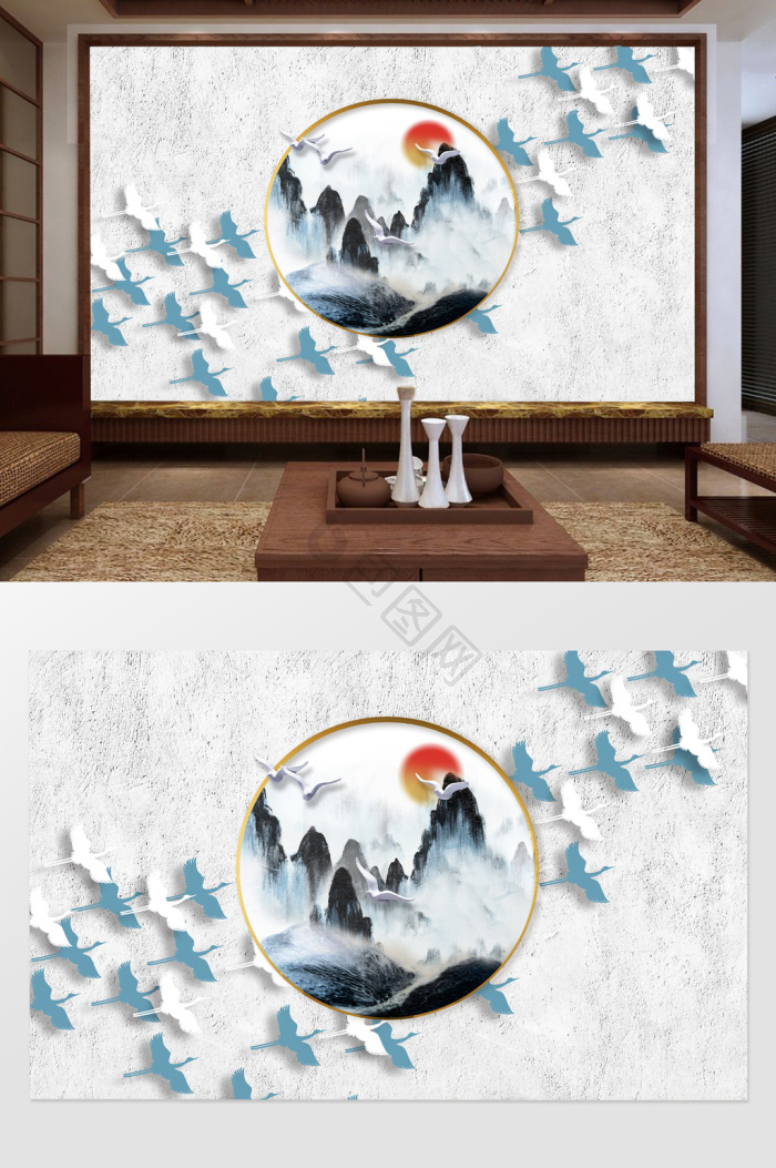 山水浮雕图片-山水浮雕素材免费下载-包图网