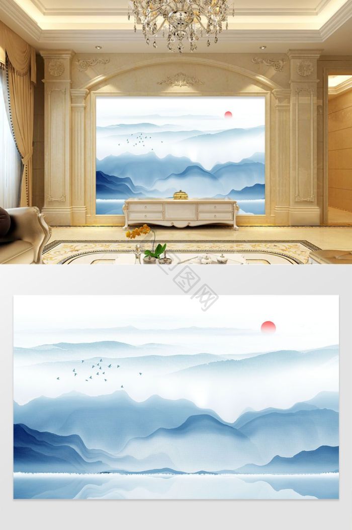 中式山图片-中式山素材免费下载-包图网