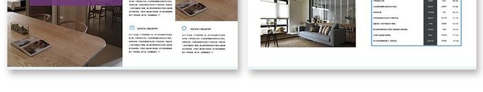 简洁大气装饰公司室内房地产设计画册