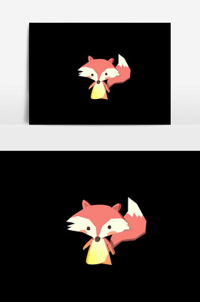 动物狐狸素材插画