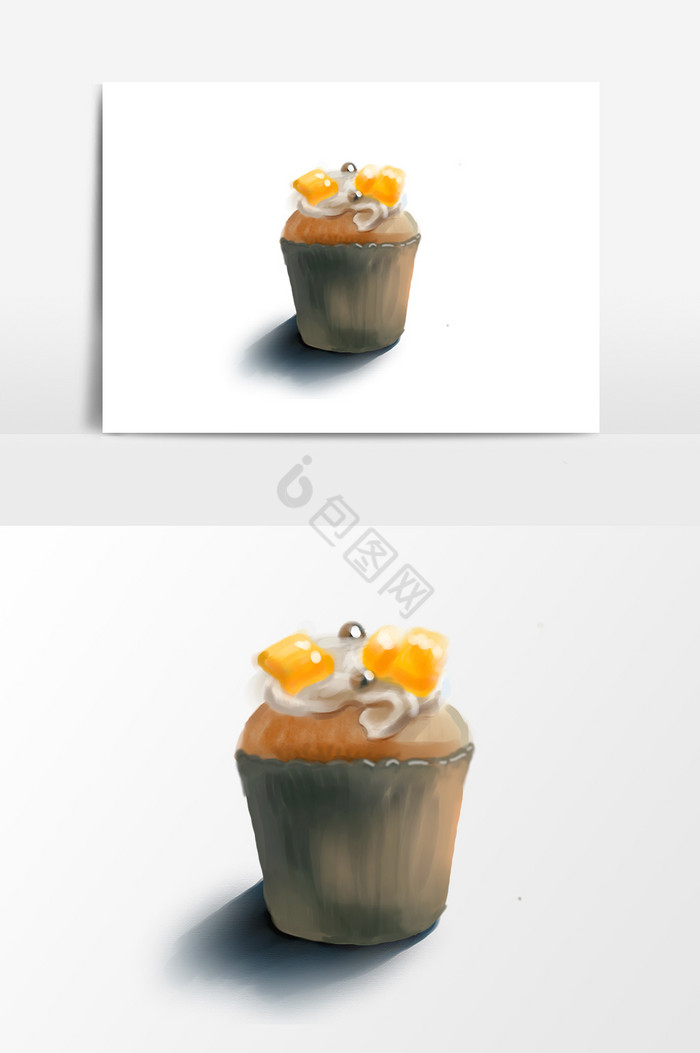 法式芒果甜点图片