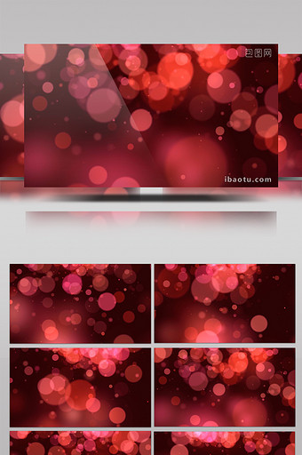红色粒子闪烁炫酷展示合成背景视频素材图片