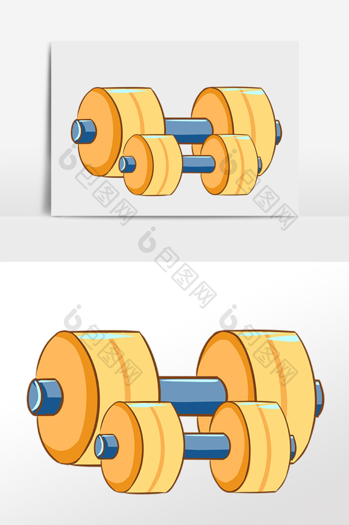 健身运动比赛杠铃插画png下载-包图网
