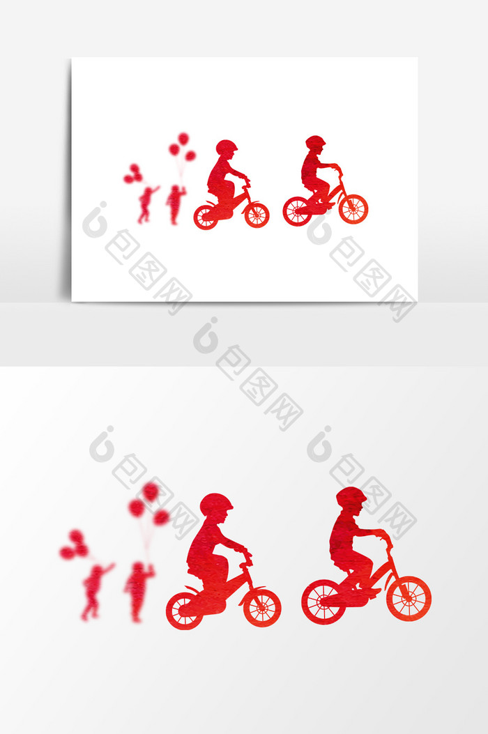 单车骑行设计元素