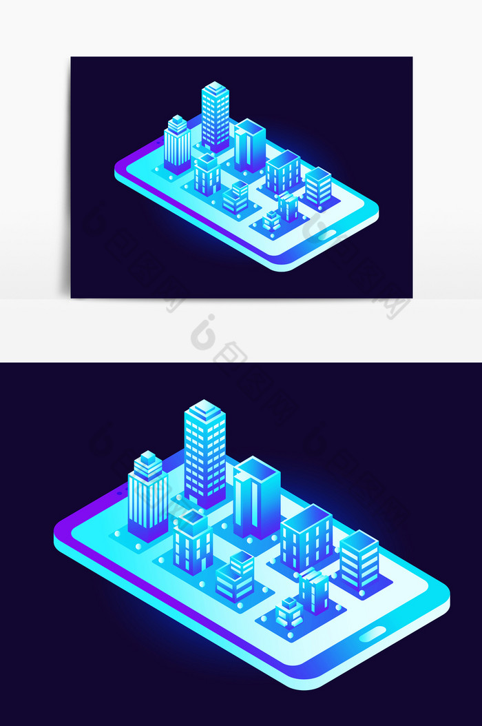 方形立体素材立体矢量素材图片