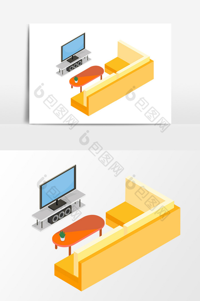 矢量装饰家具图片