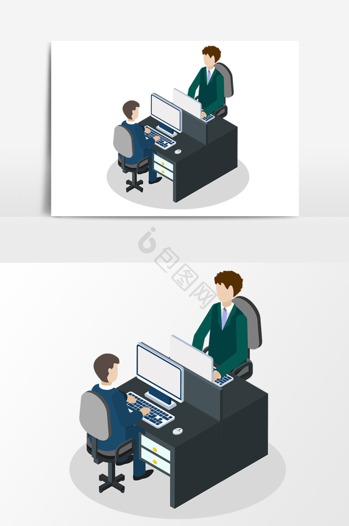 办公室工作场景图片-办公室工作场景素材免费下载-包图网