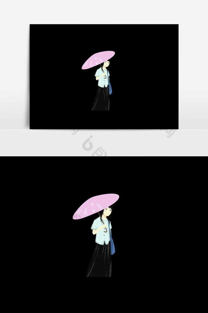 人物雨伞图片图片