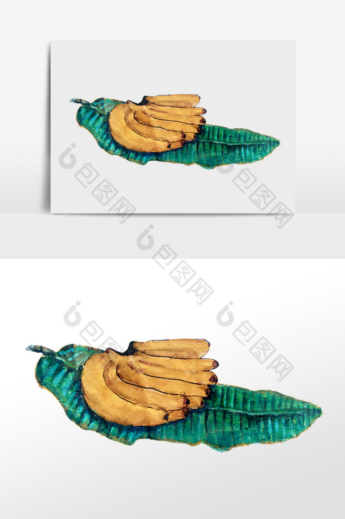 香蕉水果插画图片图片