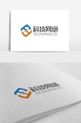 时尚大气F字母科技网络logo标志