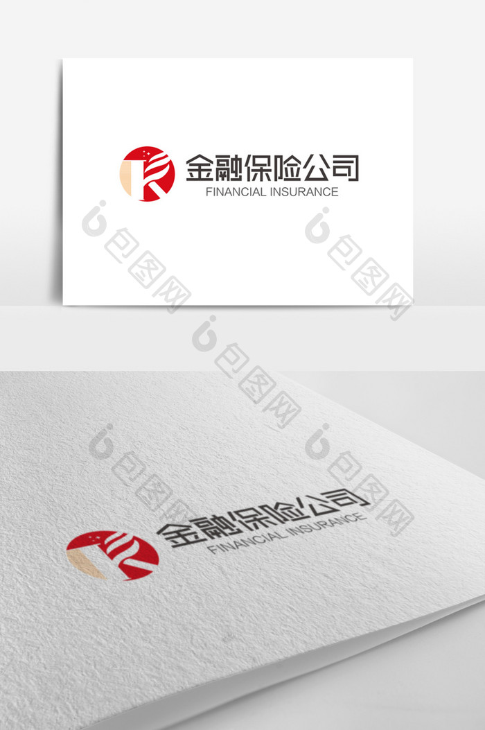 大气时尚K字母金融保险logo标志