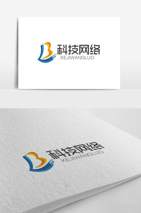 时尚大气LB字母科技网络logo标志