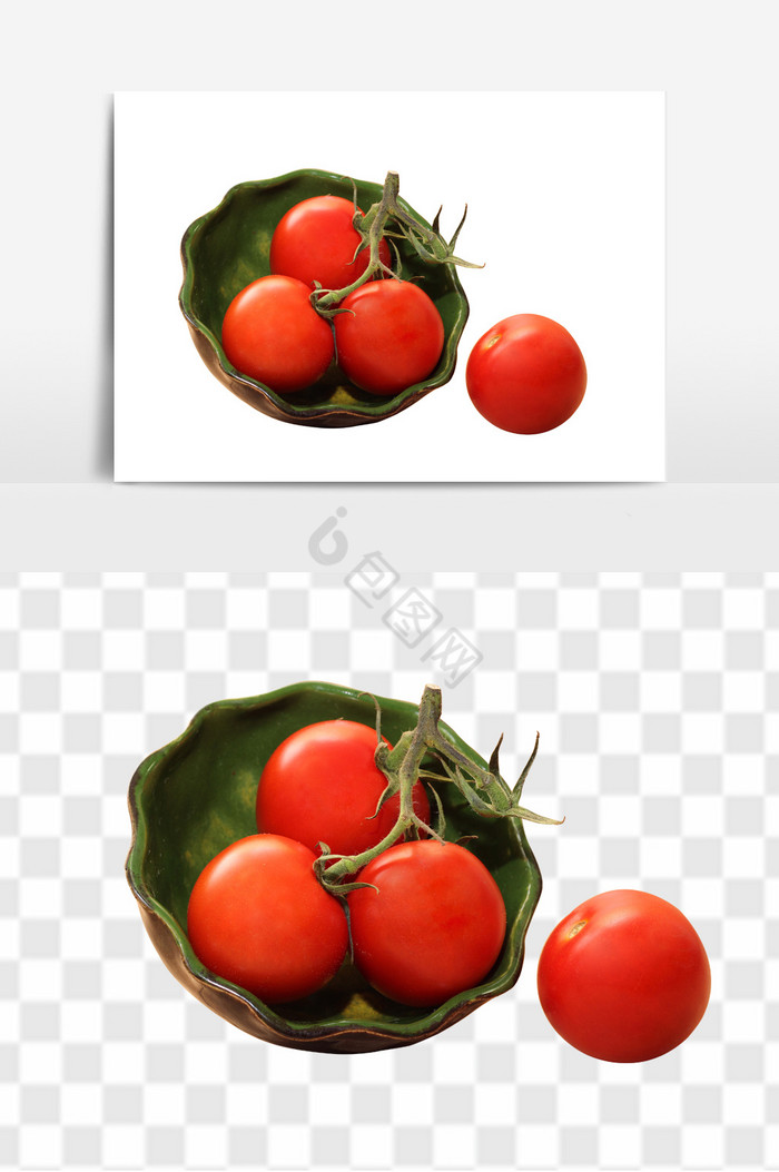高清圣女果小西红柿png图片