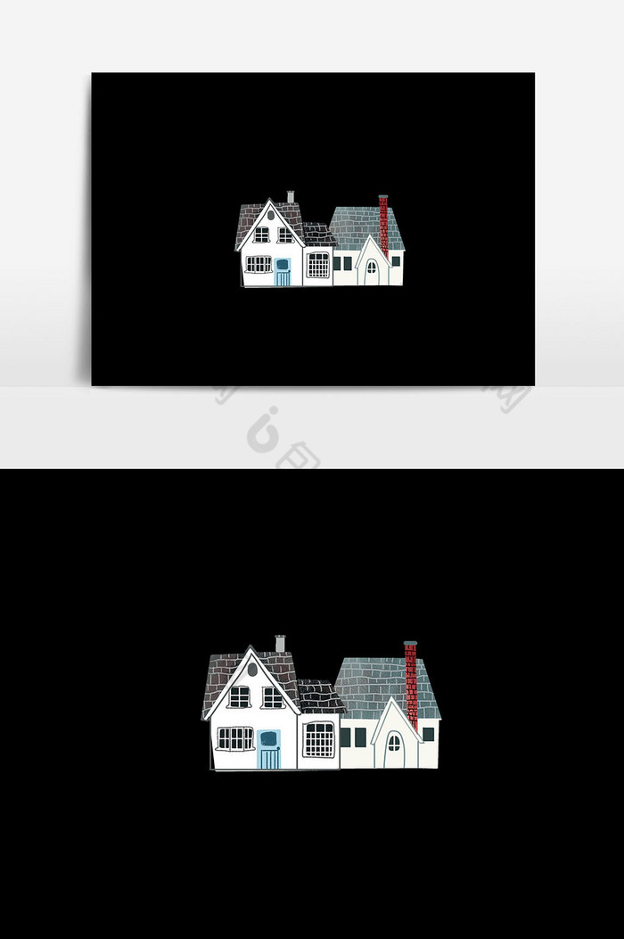 房子插画图片图片