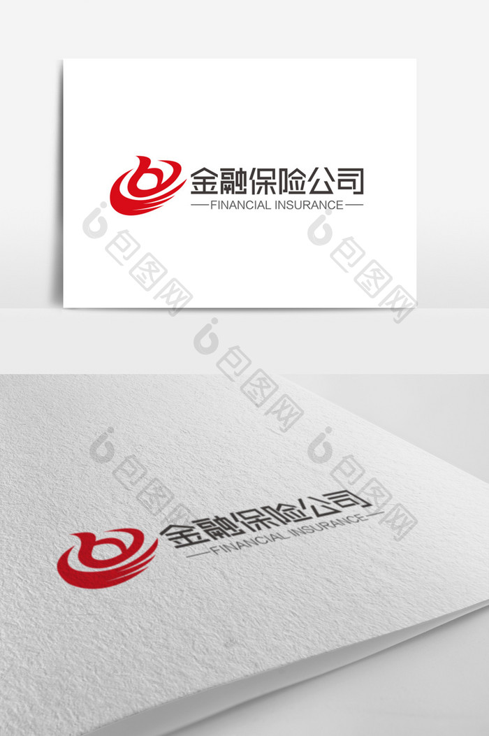 经典时尚大气b字母金融保险logo标志