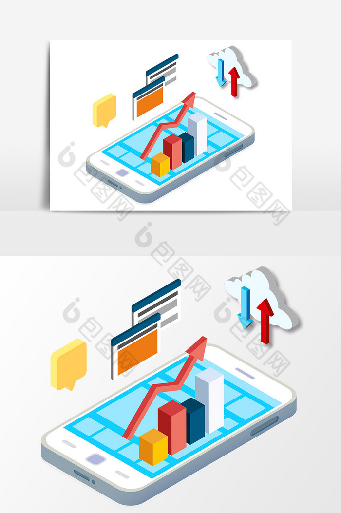 矢量图标数据统计图片