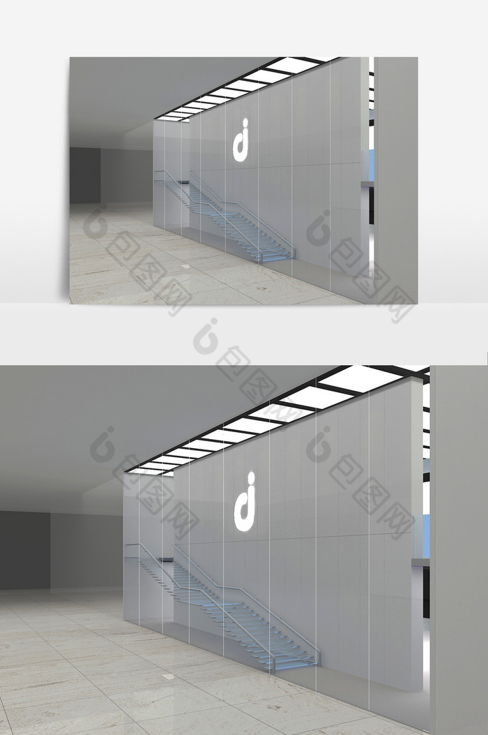 苹果手机零售店玻璃楼梯模型图片图片