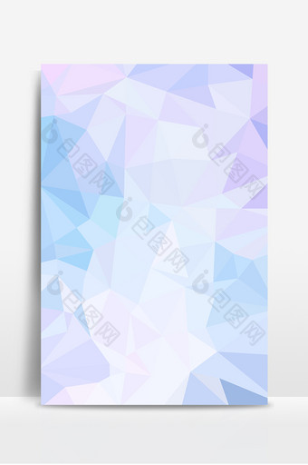 紫粉色渐变三角形多边形背景展板设计图片