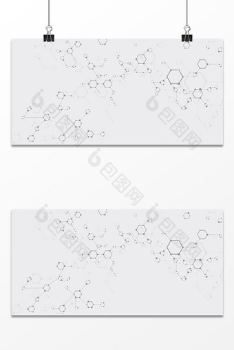 高级灰多边形背景展板设计图片