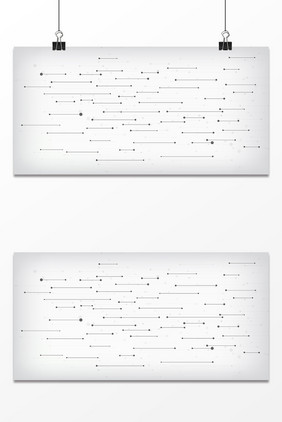 大气科技风简约扁平网格元素背景设计