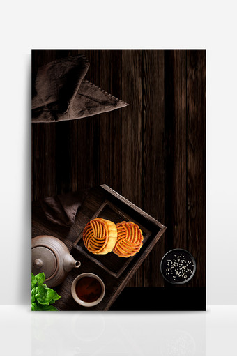 中秋餐饮艺术广告设计背景图图片