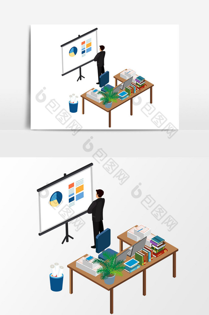 3D小人演讲卡通人物人物图片