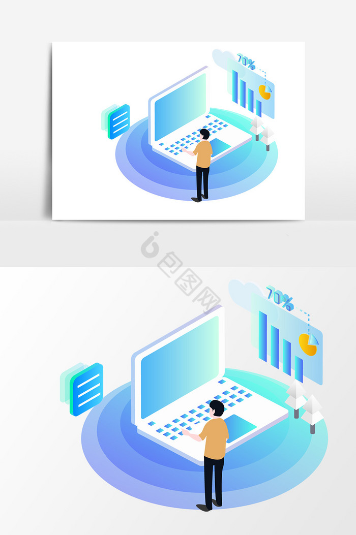 人物办公绘图图片