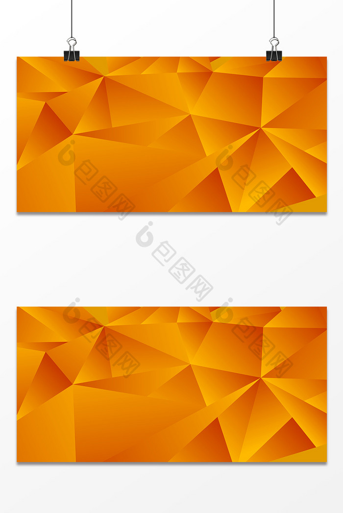 黄色几何设计背景