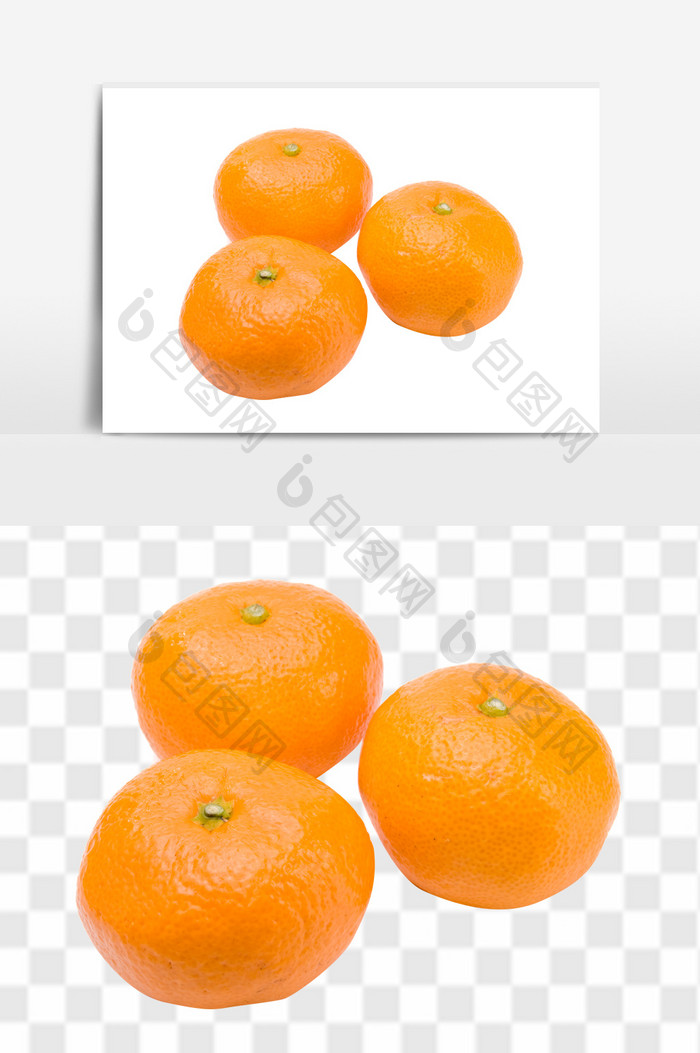 新鲜进口橘子水果素材