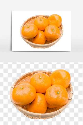 新鲜绿色食物橘子水果素材图片