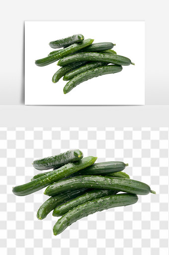新鲜果蔬青瓜素材图片