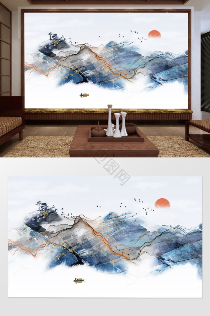 水墨山图片-水墨山素材免费下载-包图网